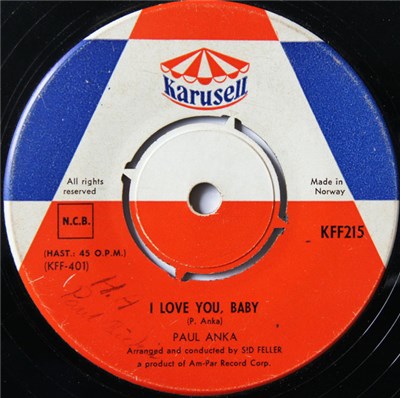 Paul Anka - I Love You, Baby / Tell Me That You Love Me download mp3 flac