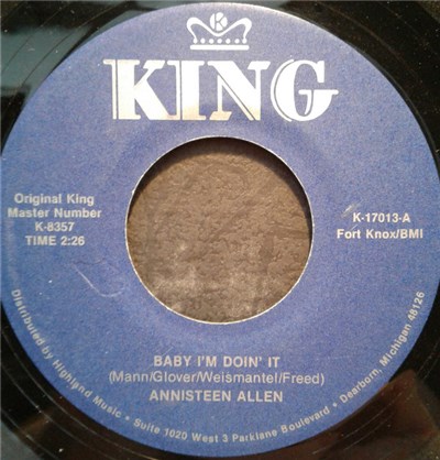 Annisteen Allen, Linda Hayes - Baby I'm Doin' It / My Name Ain't Annie download mp3 flac