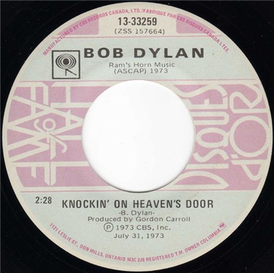 Bob Dylan - Knockin' On Heaven's Door / A Fool Such As I download mp3 flac