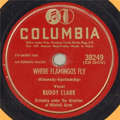 Buddy Clark - Where Flamingos Fly / (When The Moonlight Fell) On The Waterfall download mp3 flac