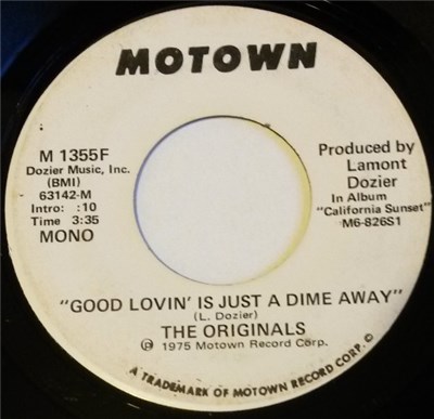 The Originals - Good Lovin' Is Just A Dime Away download mp3 flac