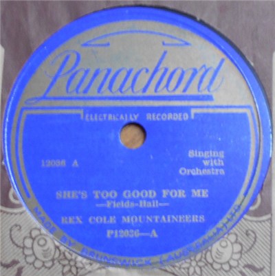 Rex Cole Mountaineers - She's Too Good For Me / I Laughed So Hard I Nearly Died download mp3 flac