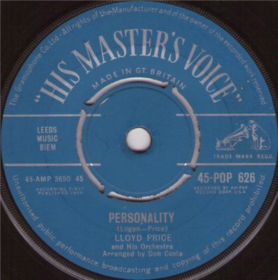 Lloyd Price And His Orchestra - Personality download mp3 flac