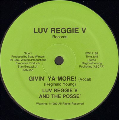 Luv Reggie V And The Posse' - Givin' Ya More! download mp3 flac