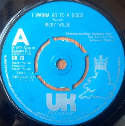 Ricky Wilde - I Wanna Go To A Disco download mp3 flac