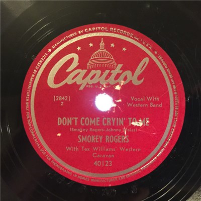 Smokey Rogers With Tex Williams' Western Caravan - Don't Come Cryin' To Me download mp3 flac