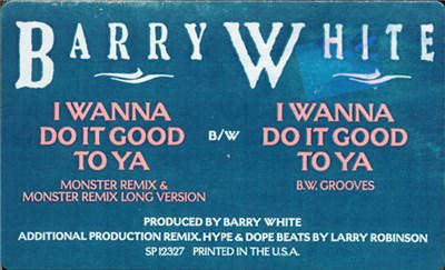 Barry White - I Wanna Do It Good To Ya download mp3 flac