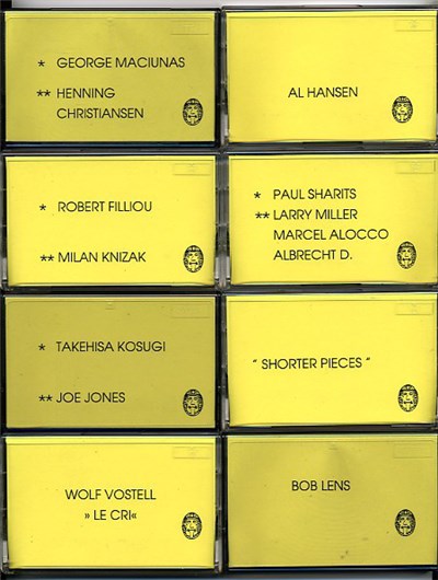 Various - Fluxus Anthology 30th Anniversary 1962-1992 Sound Events download mp3 flac