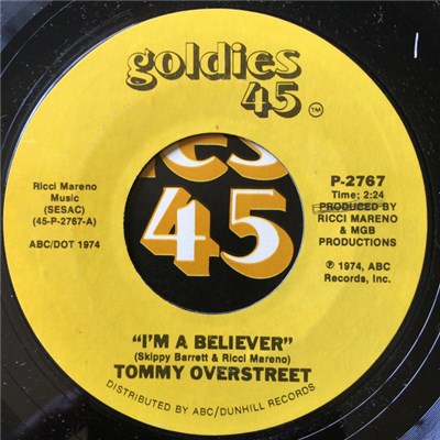 Tommy Overstreet - I'm A Believer download mp3 flac