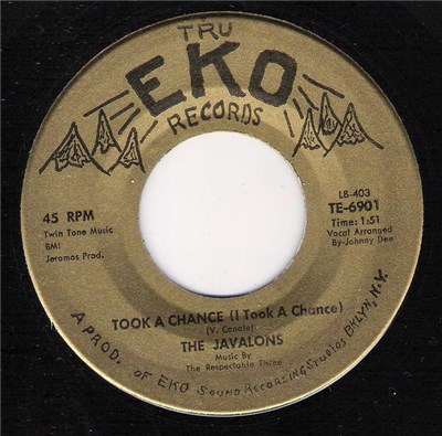 The Javalons - Took A Chance (I Took A Chance) / That Is Why (I Love You) download mp3 flac