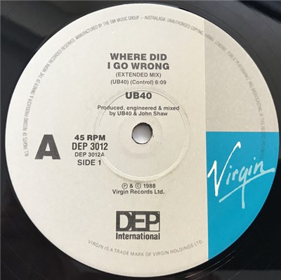 UB40 - Where Did I Go Wrong (Extended Mix) download mp3 flac