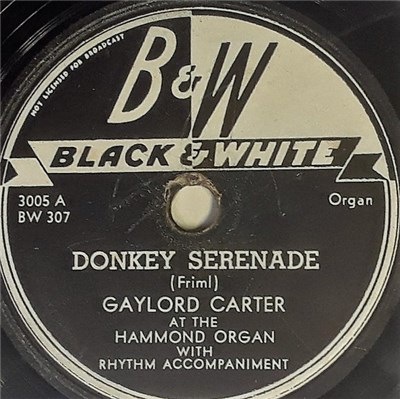 Gaylord Carter - Donkey Serenade / Quiereme Mucho download mp3 flac