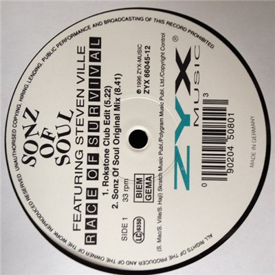 Sonz Of Soul Featuring Steven Ville - Race Of Survival download mp3 flac