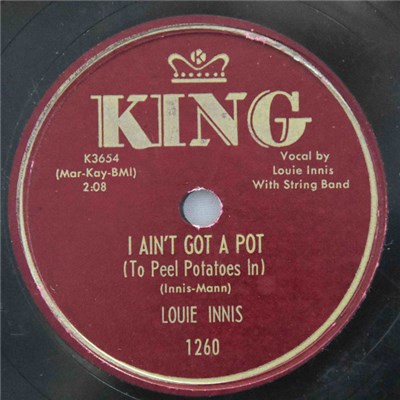 Louie Innis - I Ain't Got A Pot (To Peel Potatoes In) / Suicide download mp3 flac