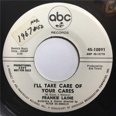 Frankie Laine - I'll Take Care Of Your Cares / Ev'ry Street's A Boulevard (In Old New York) download mp3 flac