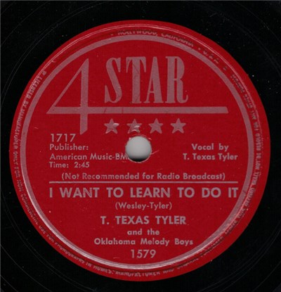 T. Texas Tyler - I Want To Learn To Do It / Curley Headed Baby download mp3 flac
