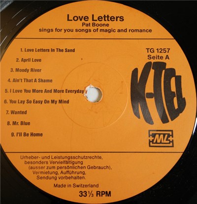 Pat Boone - Love Letters download mp3 flac