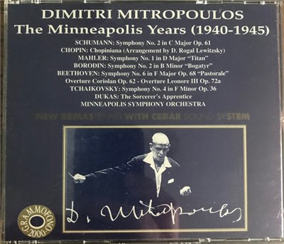 Dimitri Mitropoulos, Minneapolis Symphony Orchestra - Dimitri Mitropoulos: The Minneapolis Years (1940 - 1945) download mp3 flac