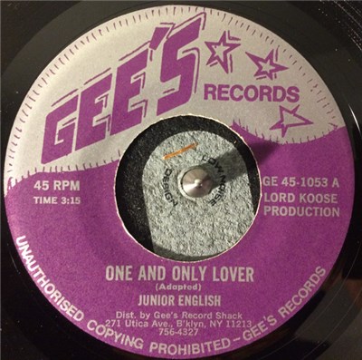 Junior English, Mike Elliot - One And Only Lover / Milk And Honey download mp3 flac