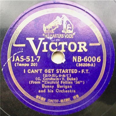 Bunny Berigan And His Orchestra - I Can't Get Started / The Prisoner's Song download mp3 flac