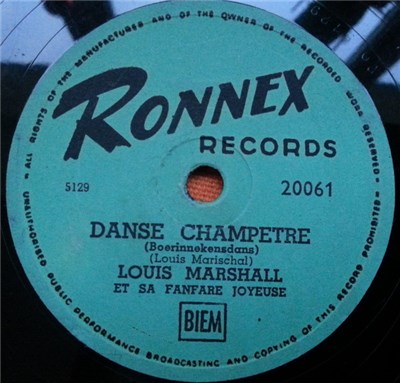 Louis Marshall Et Sa Fanfare Joyeuse - Danse Champetre / Marche Des Hommes Bleus download mp3 flac