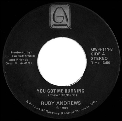 Ruby Andrews - You Got Me Burning download mp3 flac