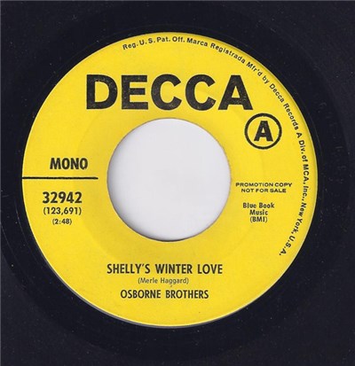The Osborne Brothers - Shelly's Winter Love download mp3 flac