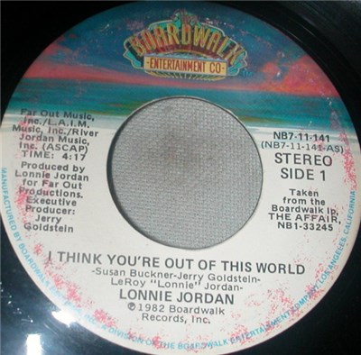 Lonnie Jordan - I Think You're Out Of This World download mp3 flac