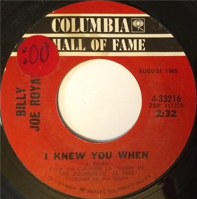 Billy Joe Royal - Steal Away / I Knew You When download mp3 flac