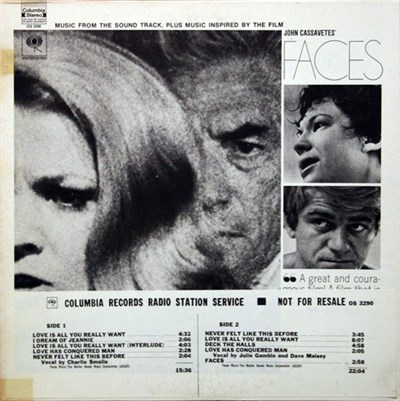 Various - John Cassavettes' - Faces - Music From The Sound Track, Plus Music Inspired By The Film download mp3 flac