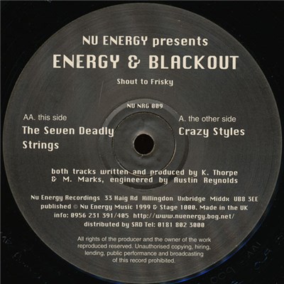 Energy & Blackout - Crazy Styles / The Seven Deadly Strings download mp3 flac