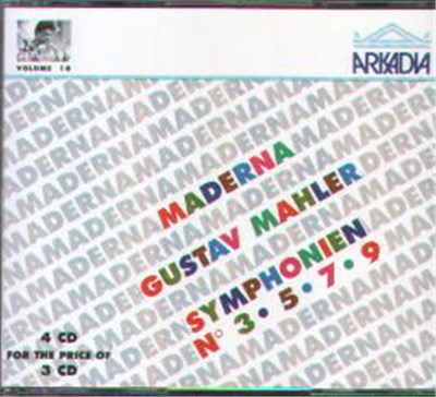 Maderna, Gustav Mahler - Symphonien No 3 • 5 • 7 • 9 - Maderna Edition Volume 18 download mp3 flac