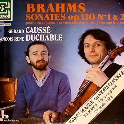 Brahms - Gérard Caussé - François-René Duchâble - Sonates Op.120 Nr. 1&2 download mp3 flac