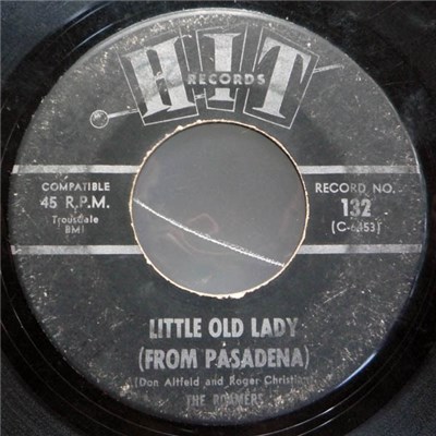 The Roamers / The Jalopy Five - Little Old Lady (From Pasadena) / Can't You See That She's Mine download mp3 flac