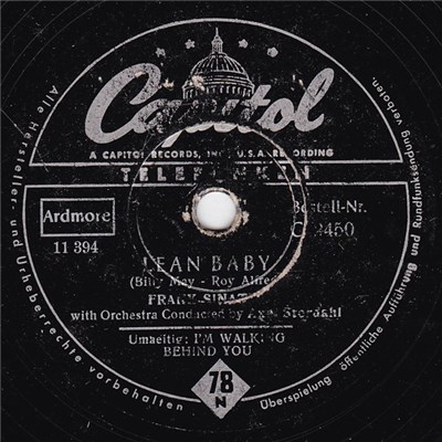 Frank Sinatra - Lean Baby / I'm Walking Behind You download mp3 flac