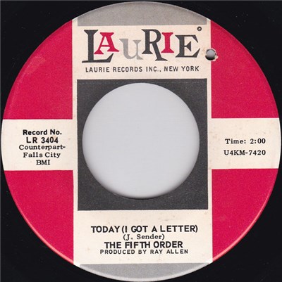 The Fifth Order - Today (I Got A Letter) download mp3 flac