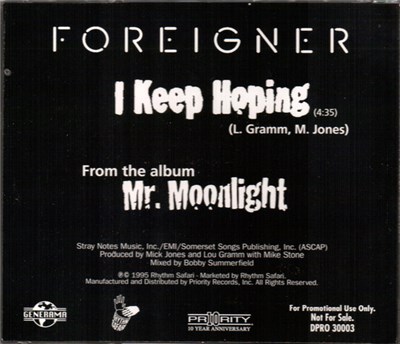 Foreigner - I Keep Hoping download mp3 flac