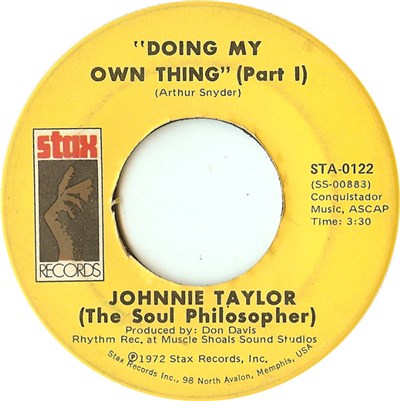 Johnnie Taylor - Doing My Own Thing download mp3 flac