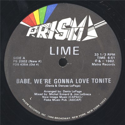 Lime - Babe, We're Gonna Love Tonite / You're My Magician download mp3 flac
