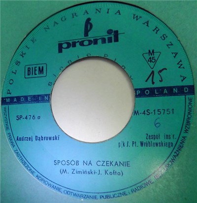 Andrzej Dąbrowski - Sposób Na Czekanie / W Pełnym Słońcu download mp3 flac