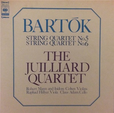 Bartók, The Juilliard String Quartet, Robert Mann , Isidore Cohen, Raphael Hillyer, Claus Adam - String Quartet No.5 / String Quartet No.6 download mp3 flac