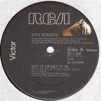 City Streets - Get It Up Get It In / Livin' In The Jungle download mp3 flac