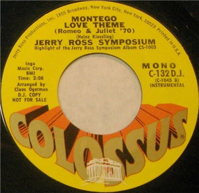 Jerry Ross Symposium - Oh To Have Been / Montego Love Theme (Romeo & Juliet '70) download mp3 flac