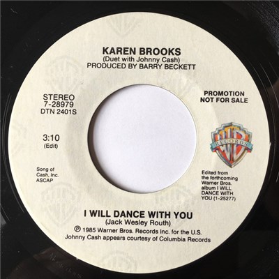 Karen Brooks Duet With Johnny Cash - I Will Dance With You download mp3 flac