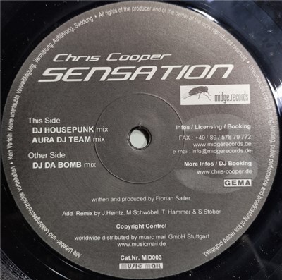 Chris Cooper - Sensation download mp3 flac