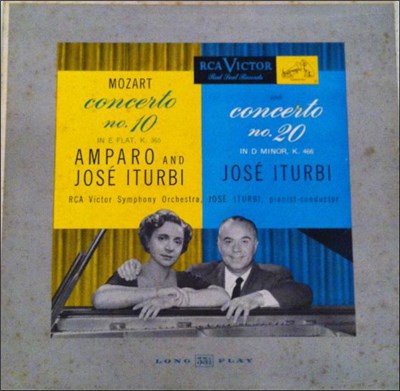 José Iturbi, Amparo Iturbi, RCA Victor Orchestra - Mozart - Concerto No. 10 In E Flat, K. 365 And Concerto No. 20 In D Minor, K. 466 download mp3 flac