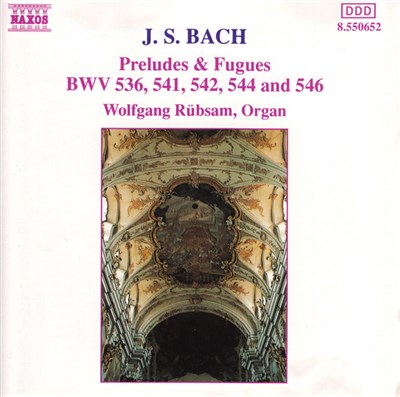 J. S. Bach - Wolfgang Rübsam - Preludes & Fugues: BWV 536, 541, 542, 544 And 546 download mp3 flac