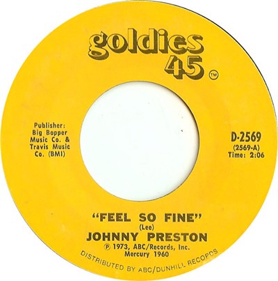 Johnny Preston - Feel So Fine / Charming Billy download mp3 flac