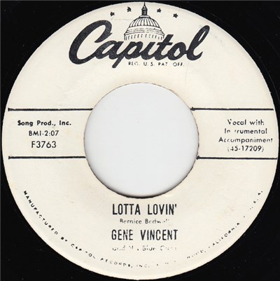 Gene Vincent And His Blue Caps - Lotta Lovin' download mp3 flac