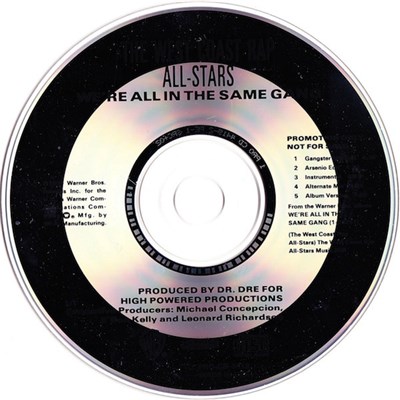 The West Coast Rap All-Stars - We're All In The Same Gang download mp3 flac
